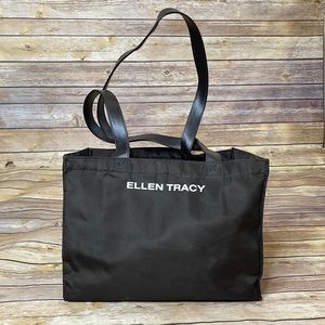 👜Ellen Tracy vinyl tote